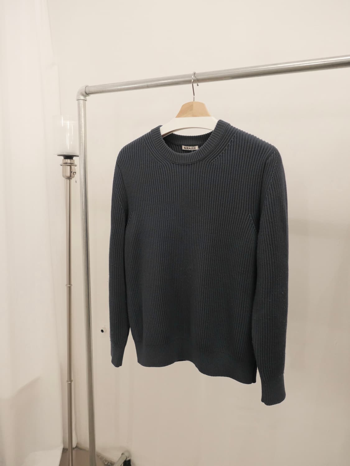 오라리 슈퍼 파인 울 립 니트 상품이미지1