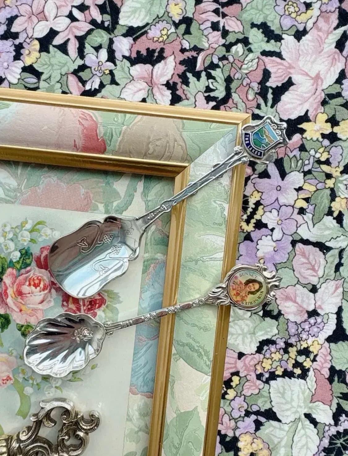 호주 빈티지 실버플레이트 쉘 티스푼 상품이미지1