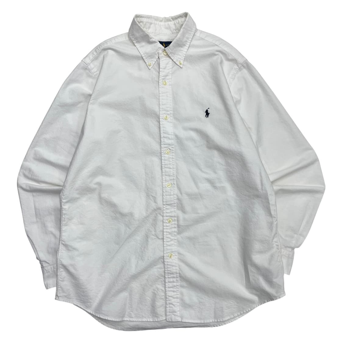 폴로 랄프로렌 네이비포니 화이트 셔츠 L 상품이미지2