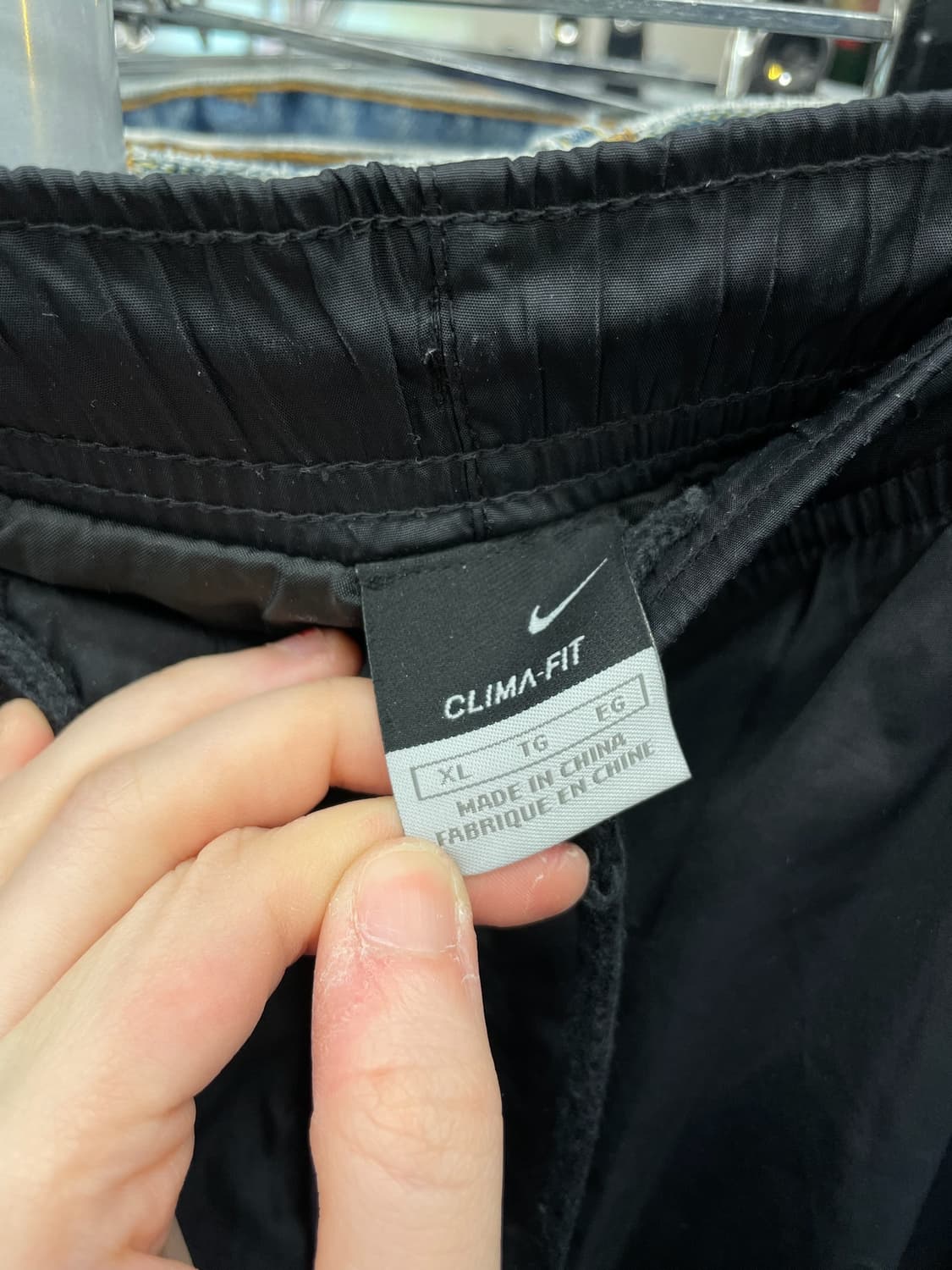 NIKE 나이키 스우시 블랙 우븐 팬츠 상품이미지9