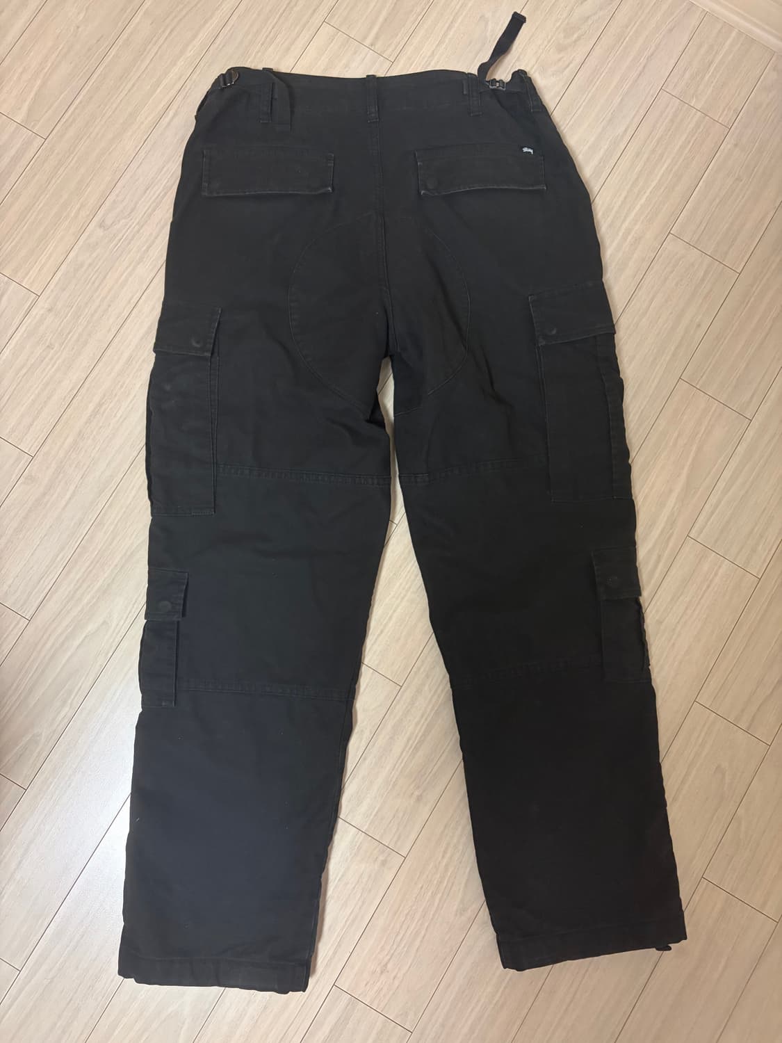 [29] 스투시 서플러스 립스탑 카고팬츠 블랙 상품이미지2