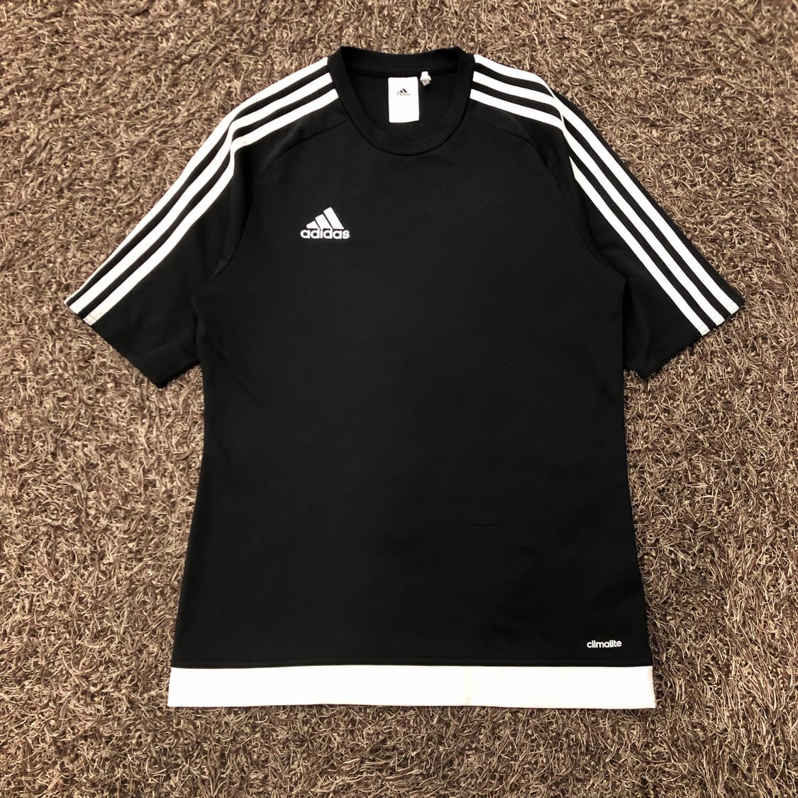 L 아디다스 삼선 기능성 반팔 티셔츠 상품이미지1
