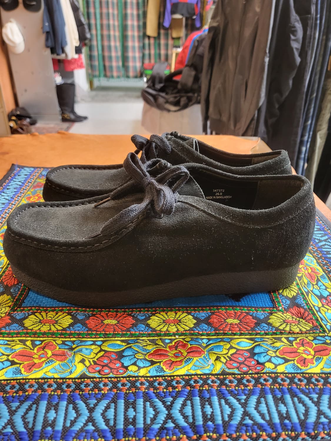 GU 리얼레더 모카신슈즈 블랙 상품이미지2