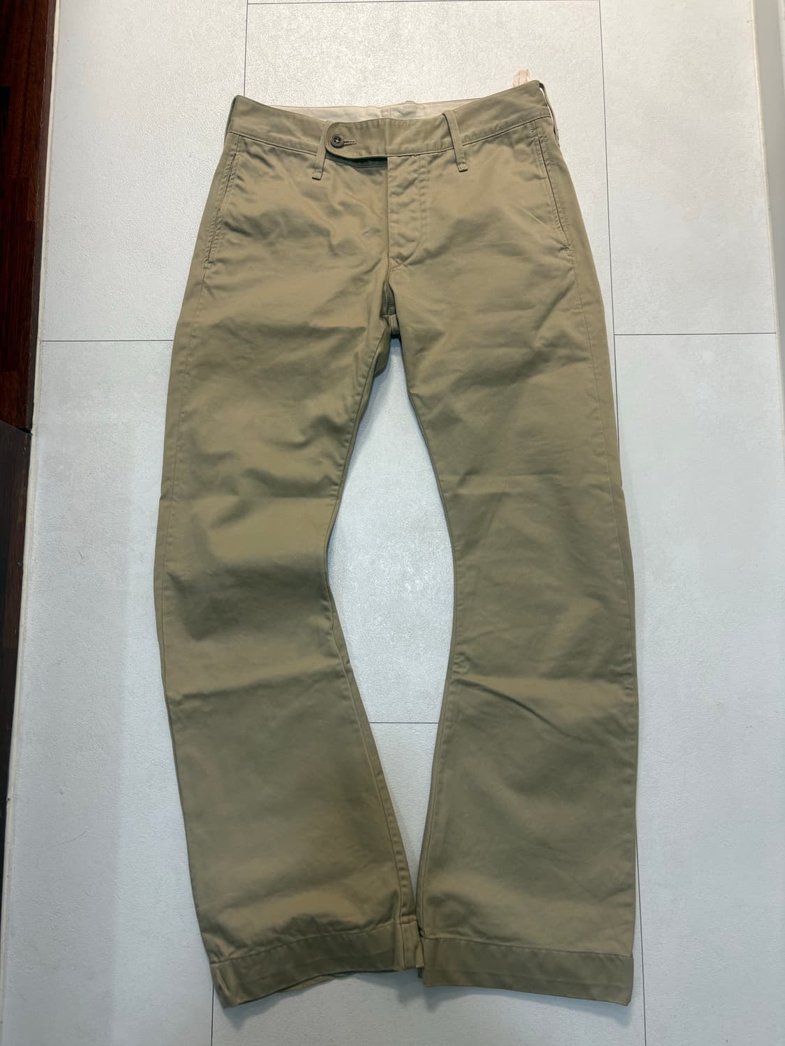 Wjk 바나나 커브드 플레어 치노 팬츠 상품이미지1