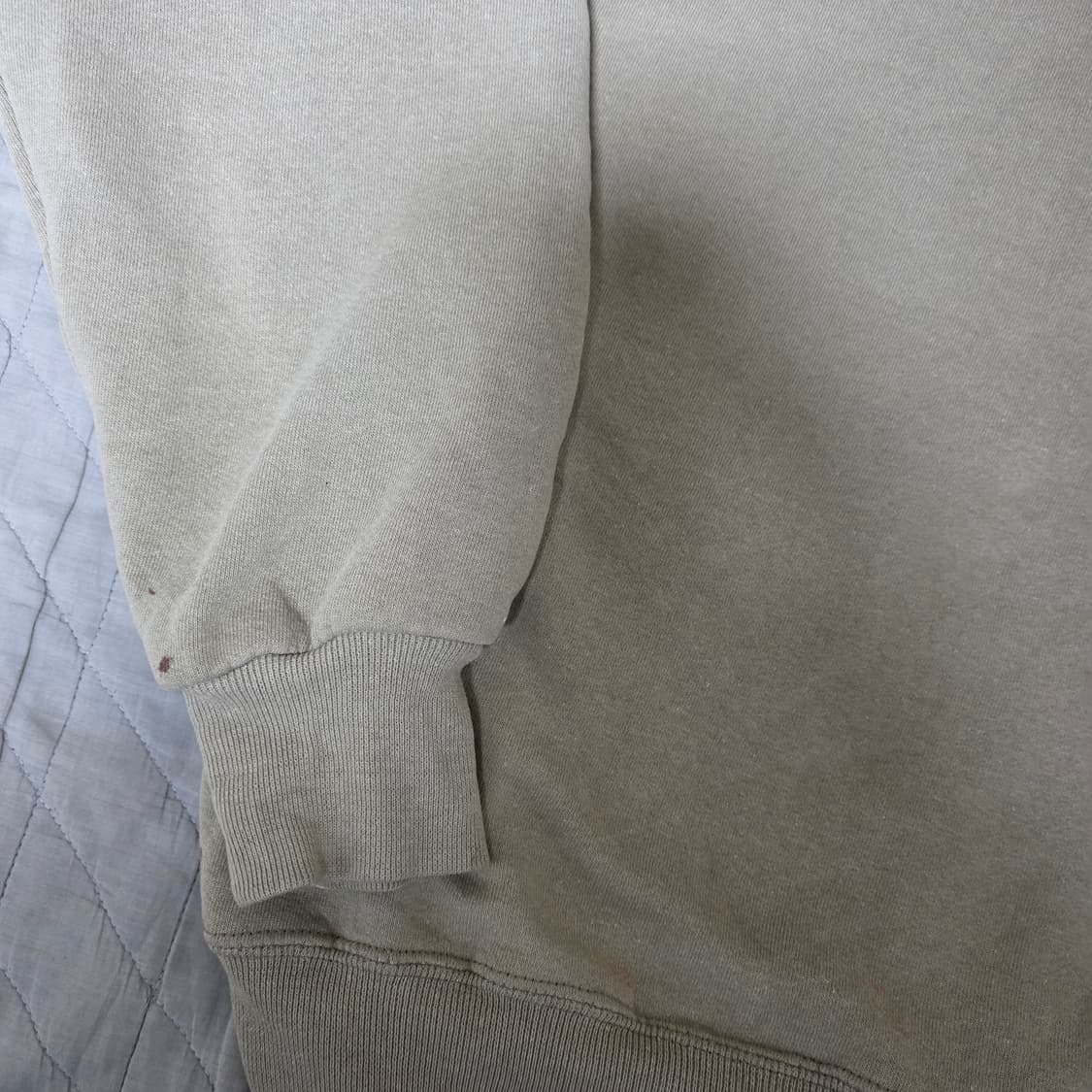 [L] 90s 빈티지 러셀 애슬레틱 탄, 베이지 후드집업 ver. 페인팅 상품이미지6