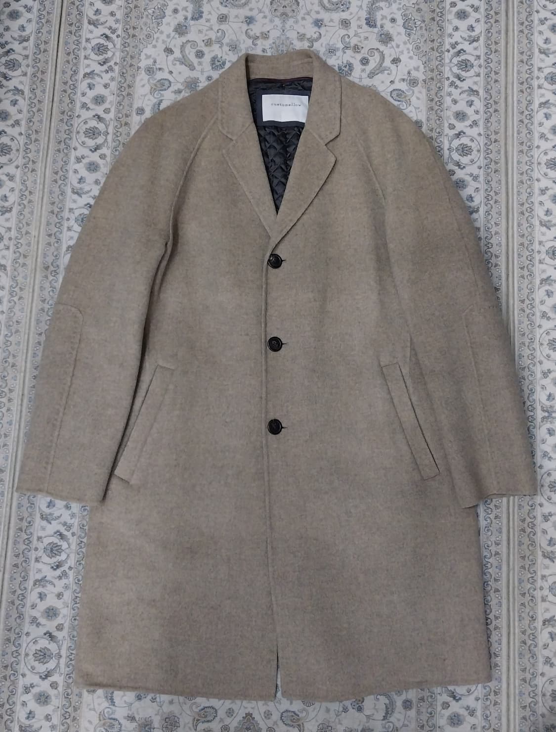 커스텀멜로우 캐시미어 혼방 코트 (안쪽 퀼팅처리,분리됨) 상품이미지1