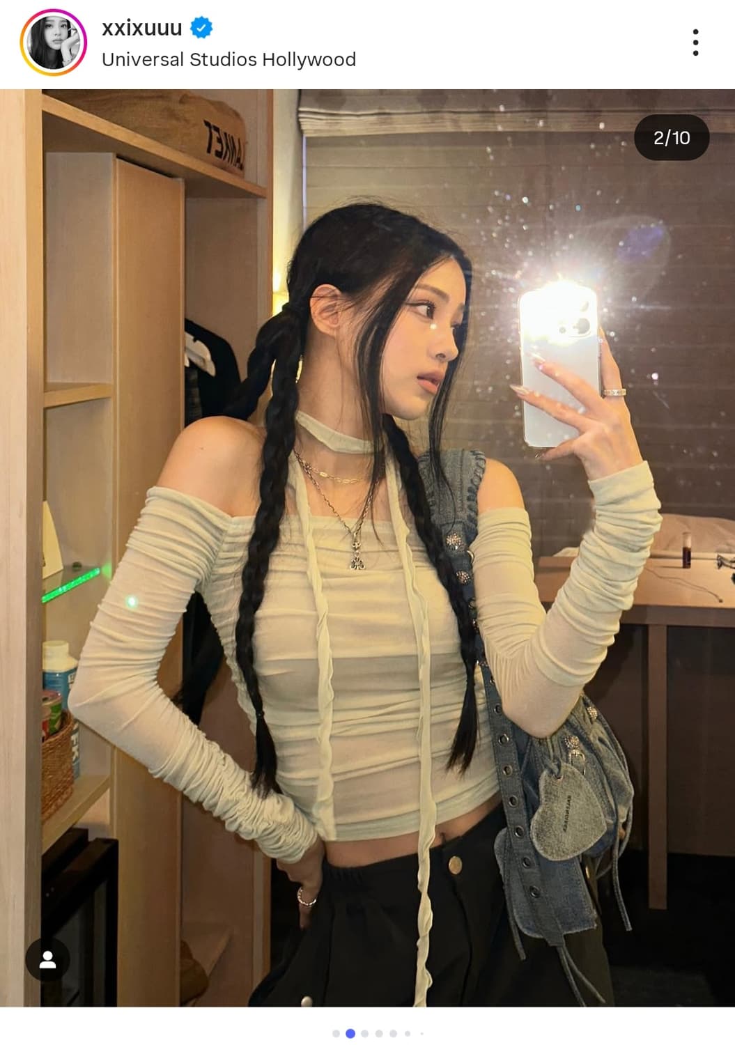 카키포인트 셔링탑 옐로우그린  상품이미지3