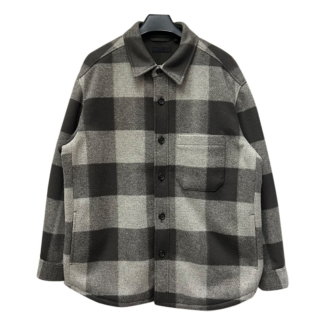 유니클로 블록 체크 오버 셔츠 자켓 2XL 상품이미지1