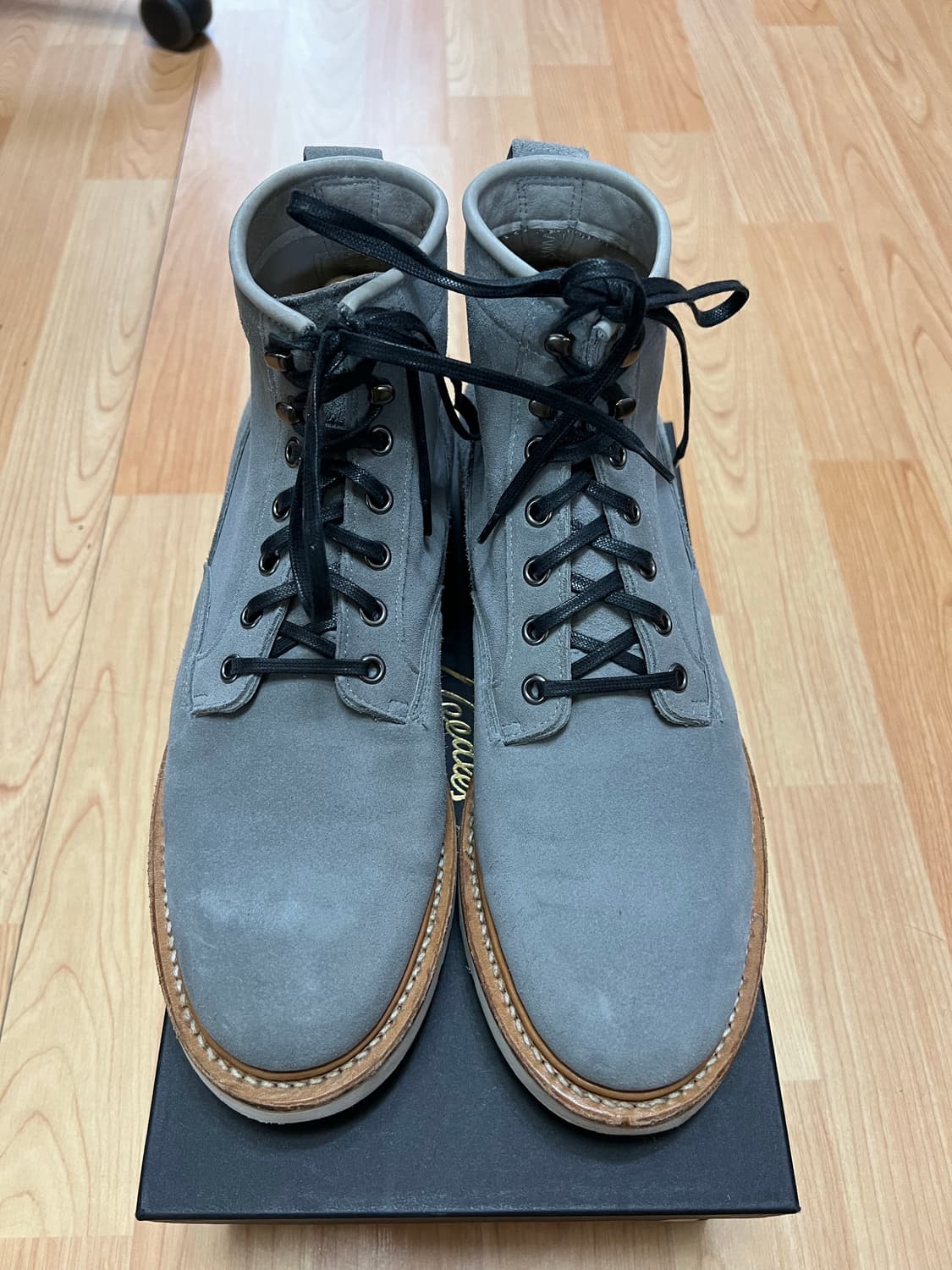 바이버그 스카우트 부츠 그레이 스웨이드 8사이즈  알든 상품이미지6