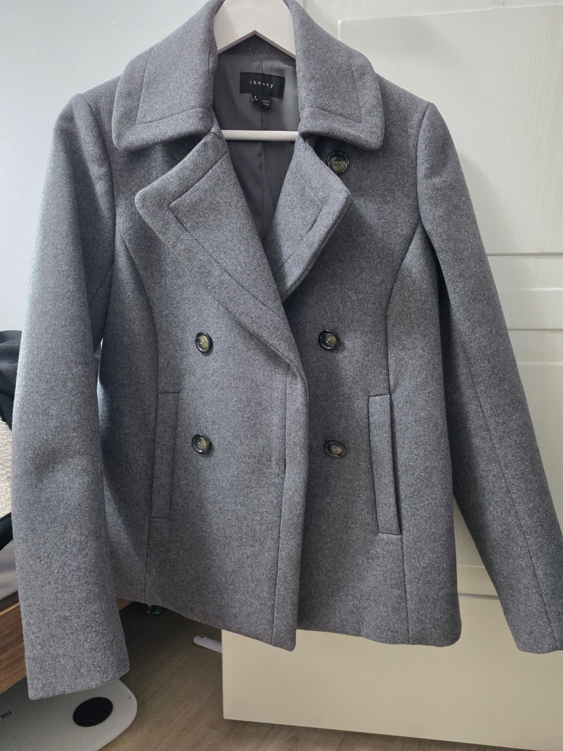 띠어리 여성 더블하프 울캐시미어코트 상품이미지1