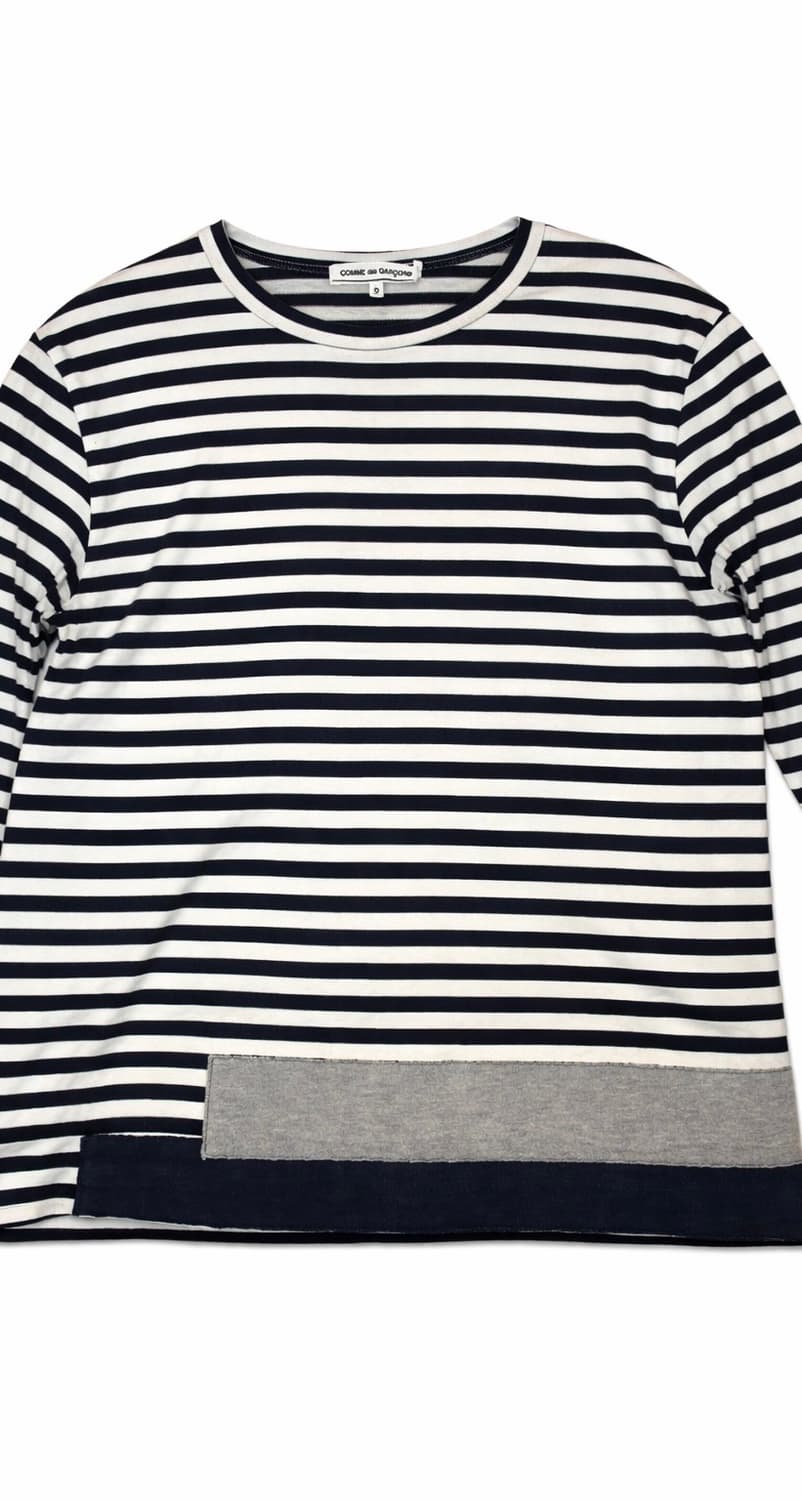 꼼데가르송 스트라이프 티셔츠 S 상품이미지1