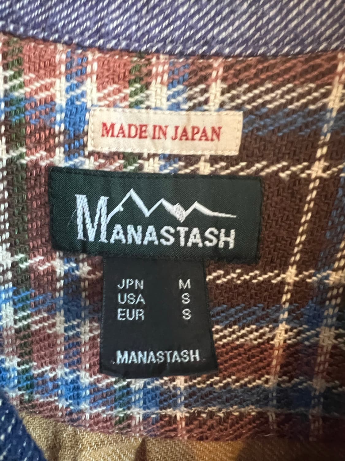 마나스타시 (MANASTASH)긴소매 체크 셔츠원피스 상품이미지4