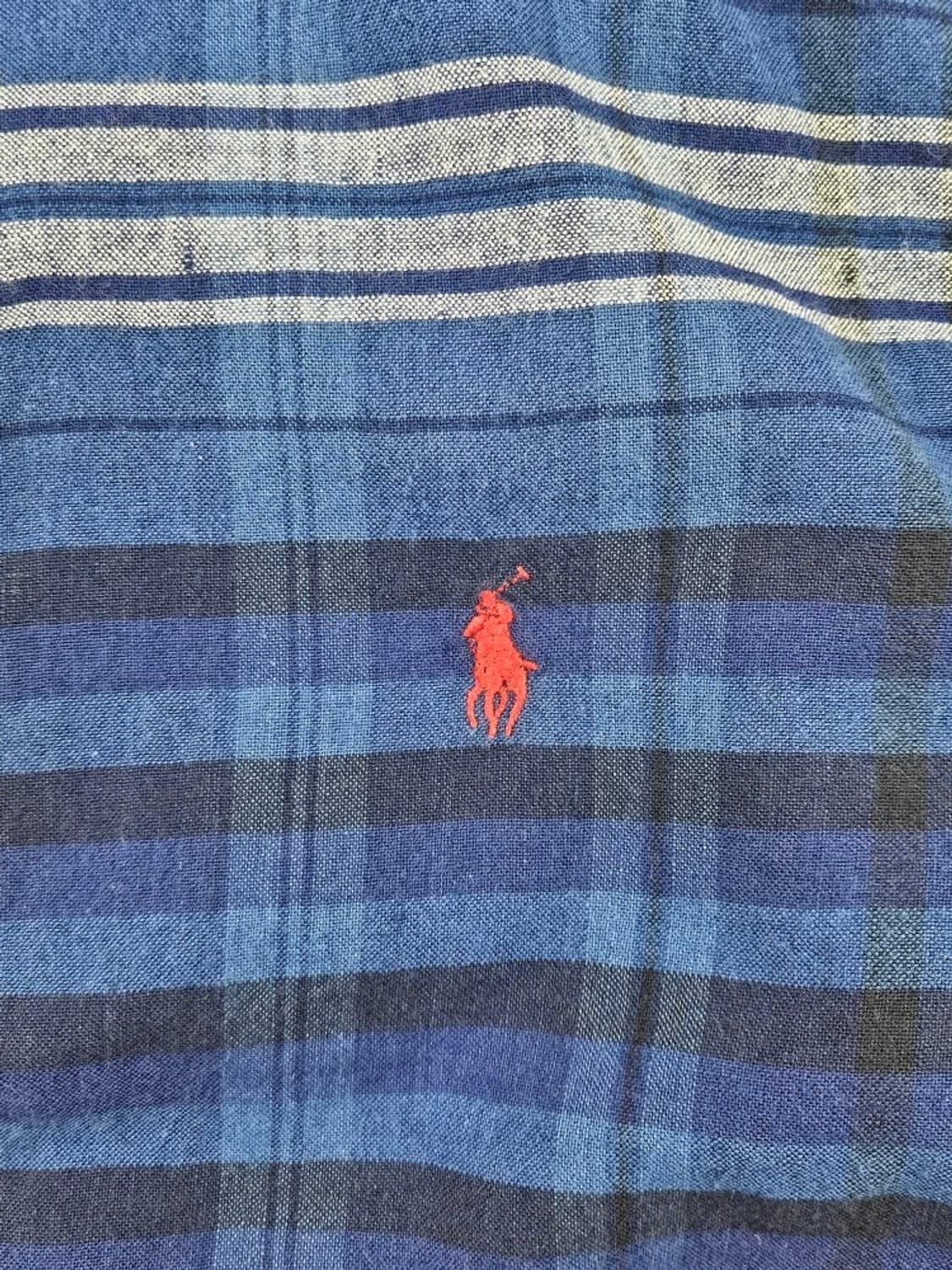 폴로랄프로렌 체크 하프 반팔 셔츠 ( XL ) / 11919 상품이미지5