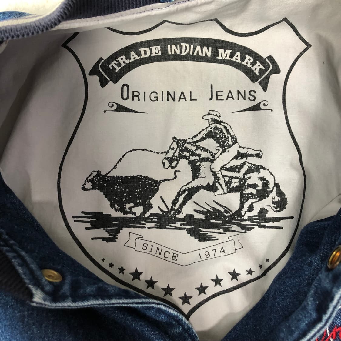 빈티지 데님 봄버자켓  상품이미지7