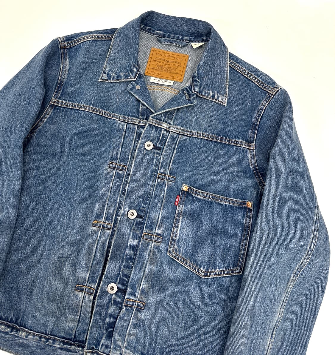리바이스 1세대 복각 프리미엄 데님 자켓 (M) 상품이미지1