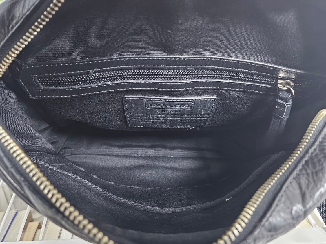 코치 COACH 옵아트 소가죽 메신저백 숄더백 크로스백 상품이미지8