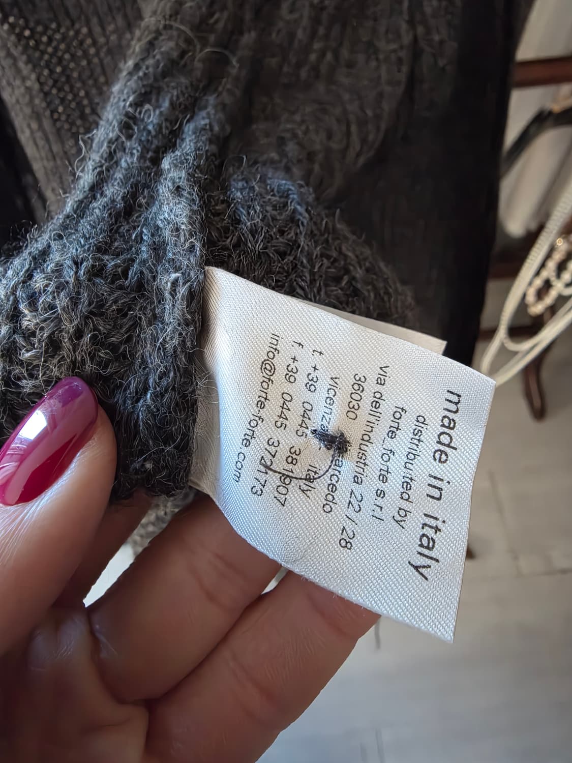 포르테포르테 알파카 니트 가디건 상품이미지6