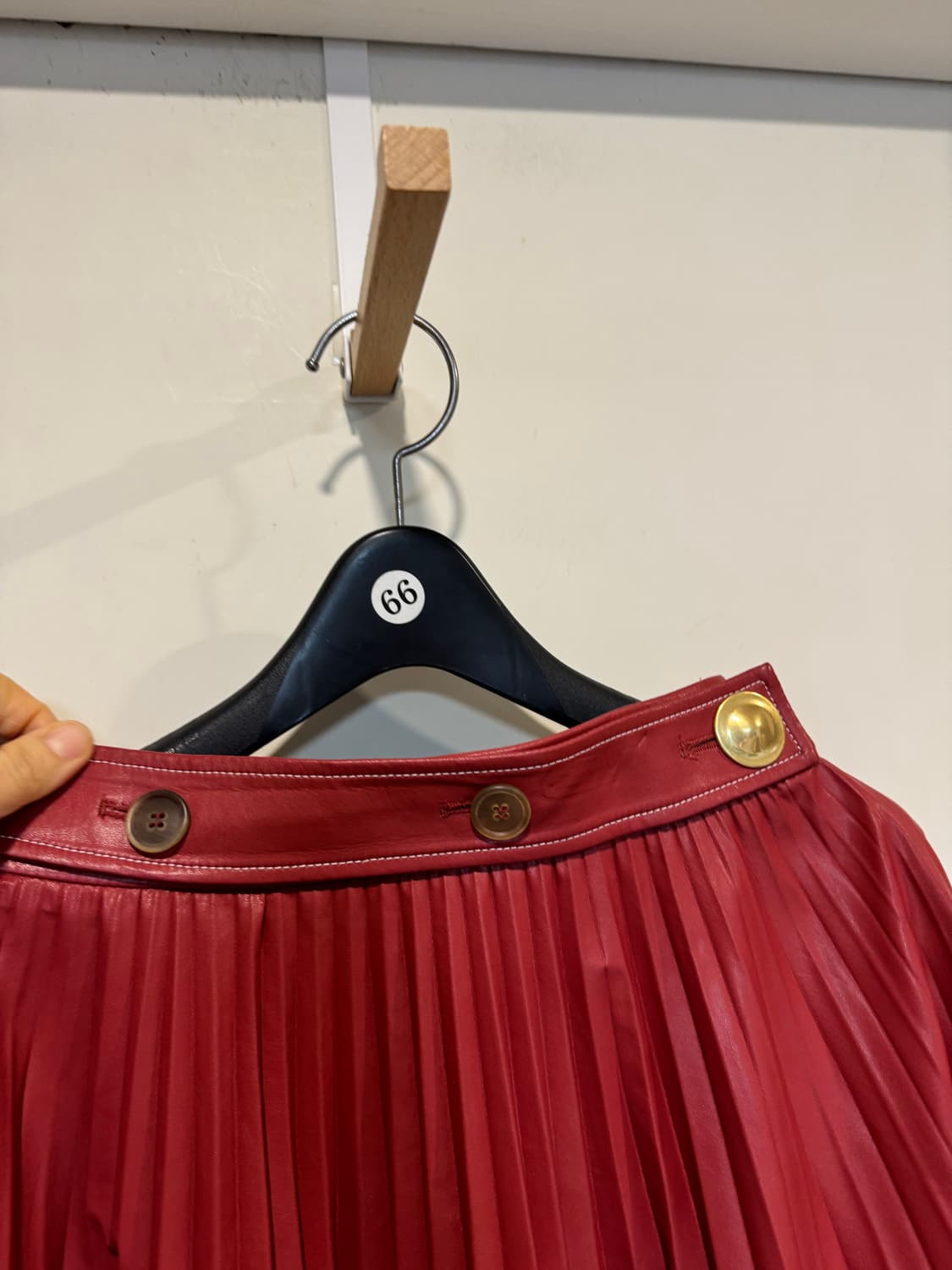 system 시스템 레더 스커트 상품이미지7