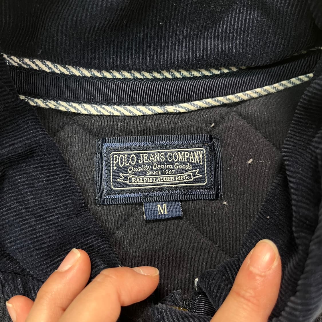 W 95 폴로 랄프로렌 진스 코튼 퀄팅 자켓 상품이미지2