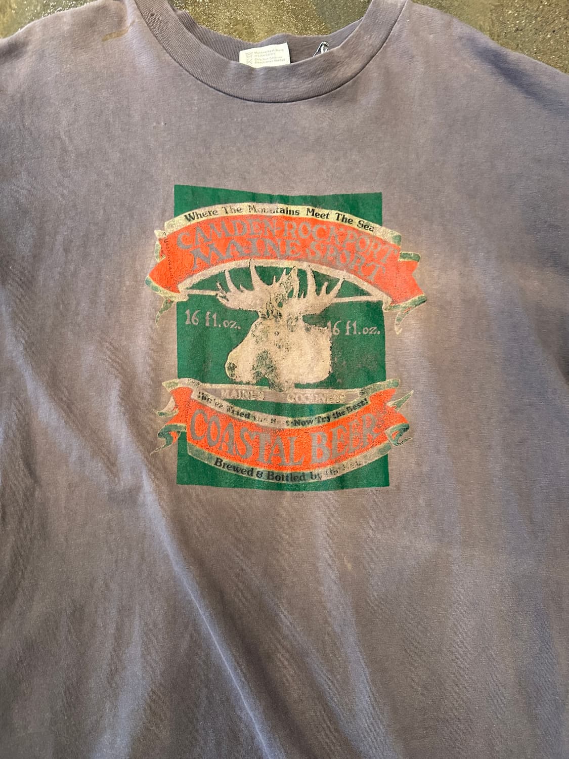 90s Hanes Made In USA 헤인즈 페이딩 반팔티 XL 상품이미지3