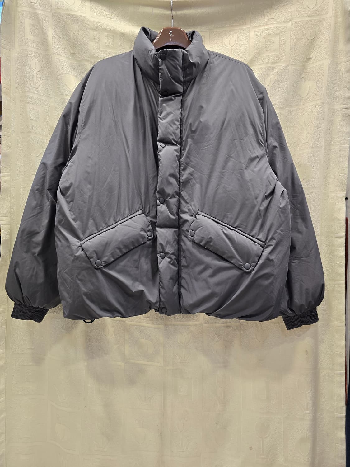 커스텀어클락 회색 푸퍼 패딩 점퍼 다운패딩 105 상품이미지1