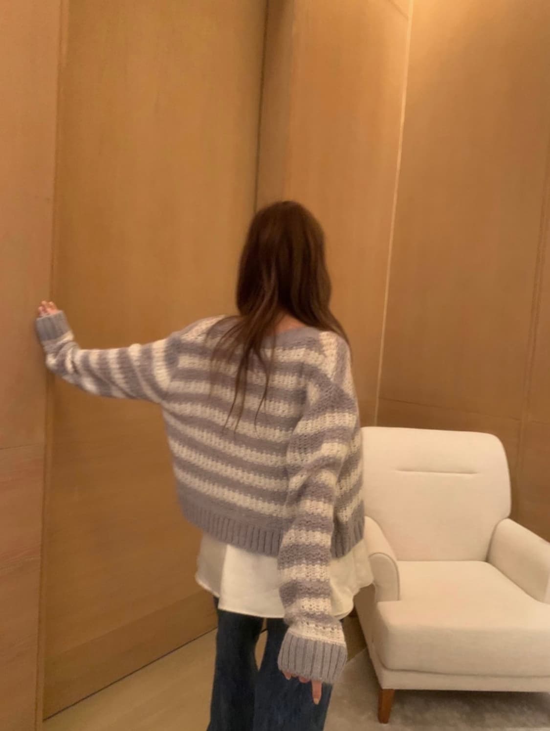 (새상품)포스터 레니 알파카 가디건 상품이미지6