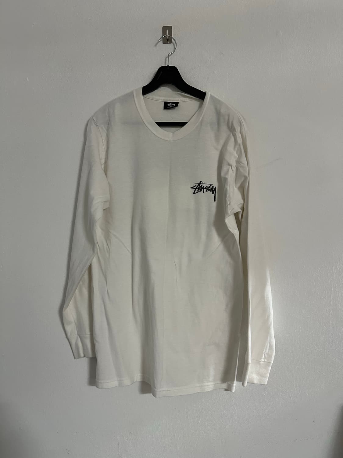 스투시 긴팔 슬리브 티셔츠 화이트 M 사이즈 상품이미지2