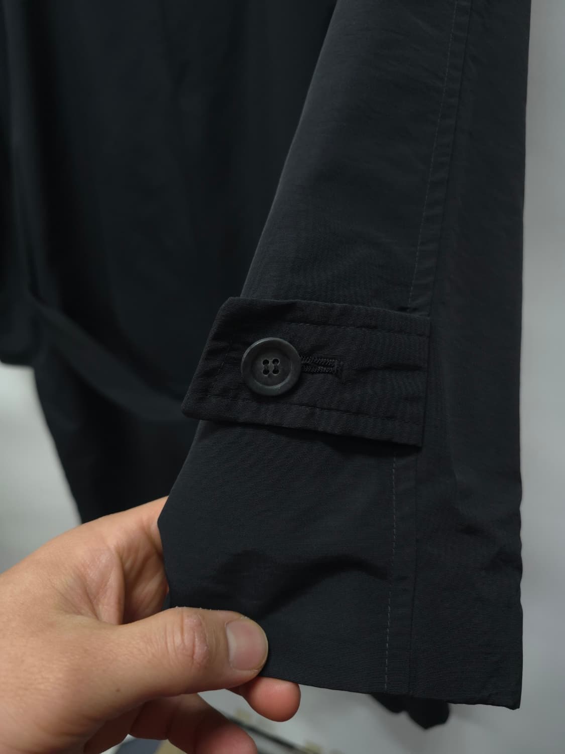 보스렌자 체크 라이너 블랙 봄가을 트렌치코트 (내피 탈부착)(105) 상품이미지9