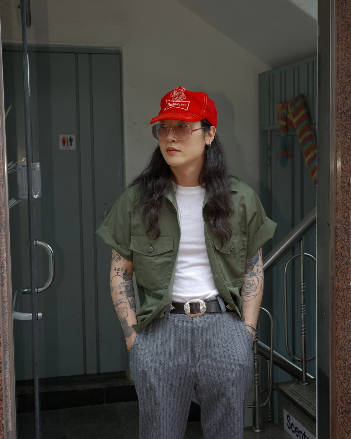 80’s Budweiser 버드맨 메쉬캡 상품이미지6