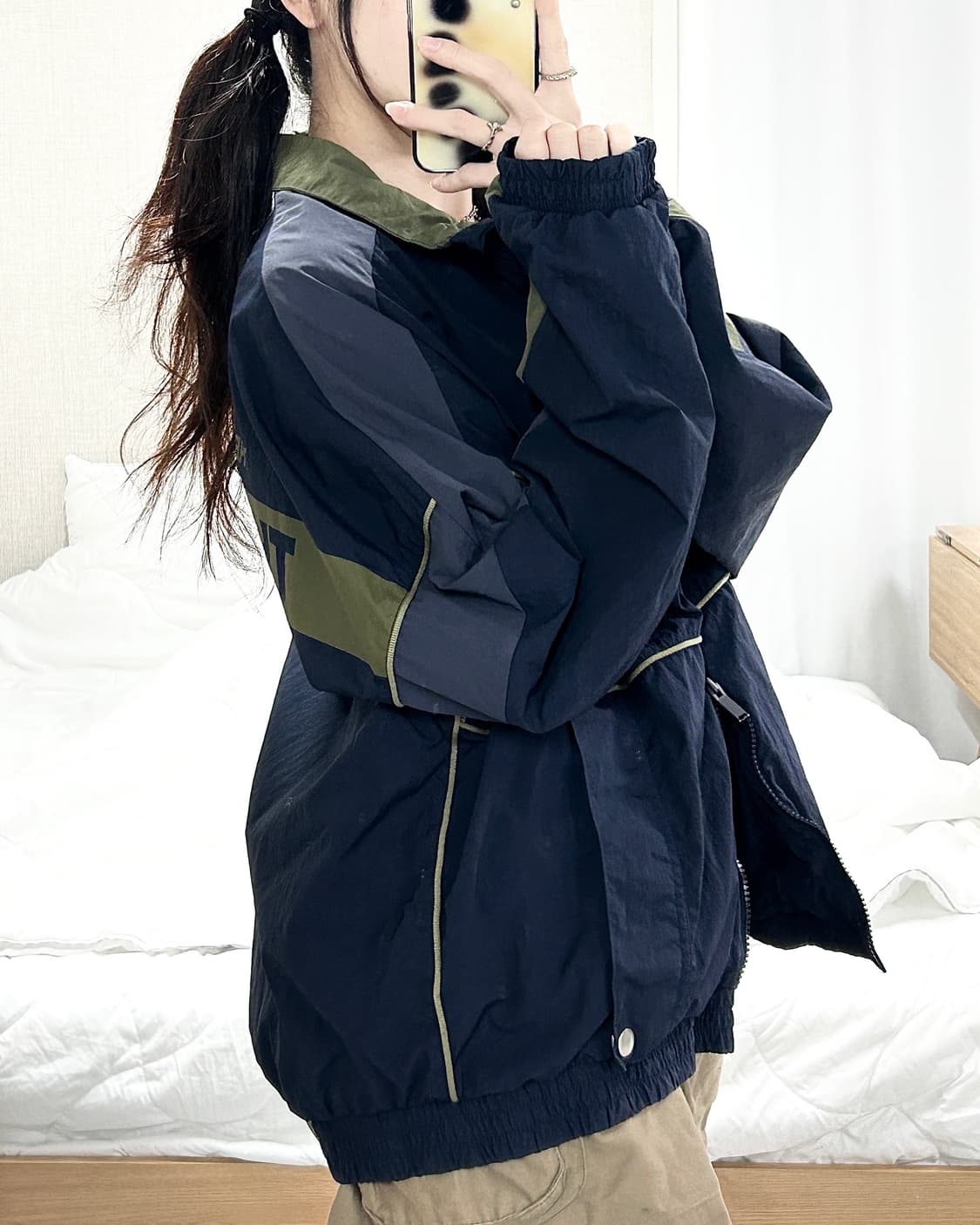 아디다스 배색 투웨이 우븐자켓 상품이미지2