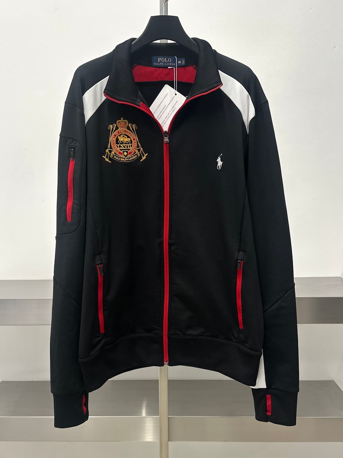 폴로 랄프로렌 빅로고 배색 트랙 자켓  상품이미지4