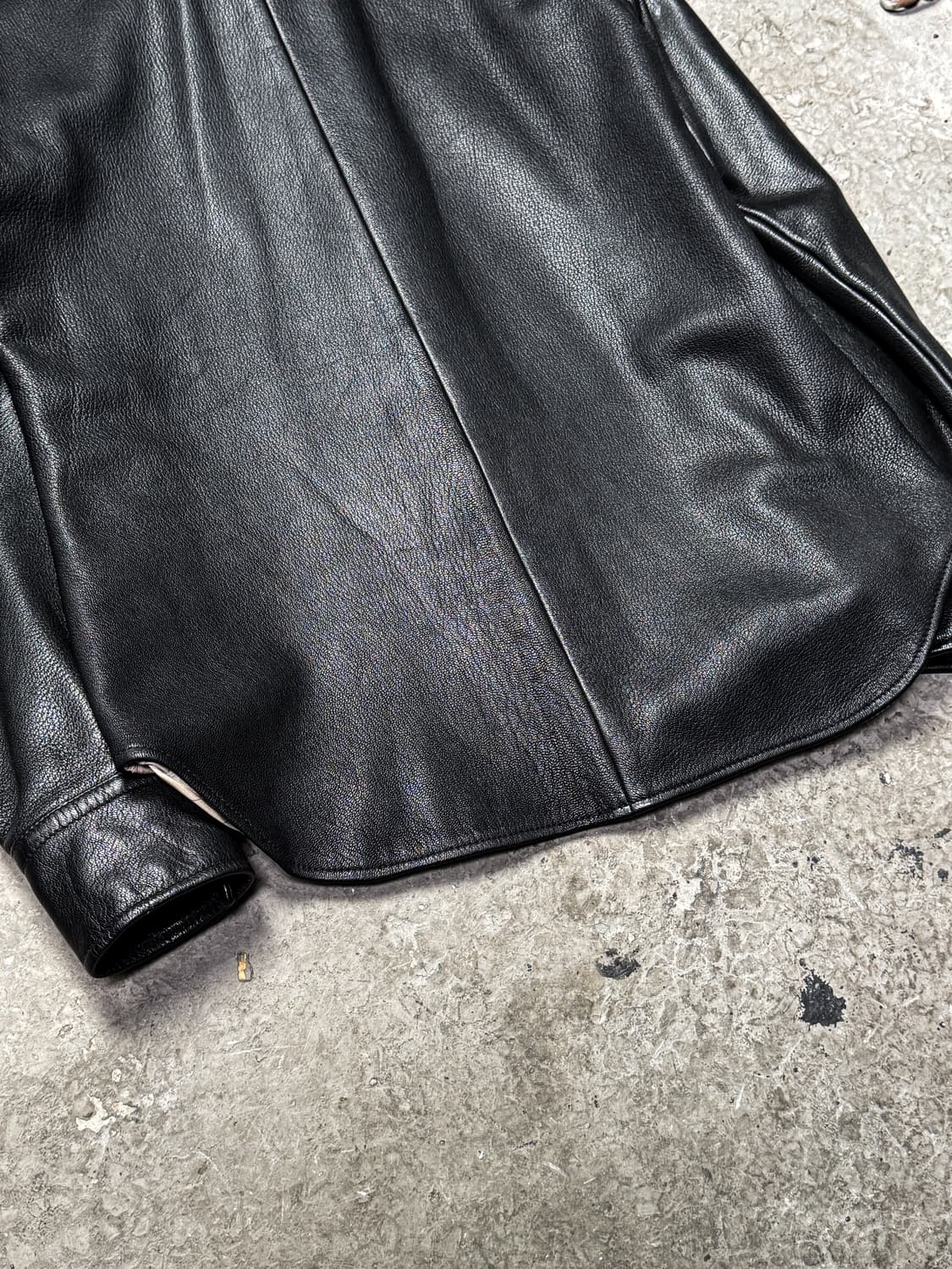 ABAHOUSE Goat Skin Leather Shirt Jacket 상품이미지10