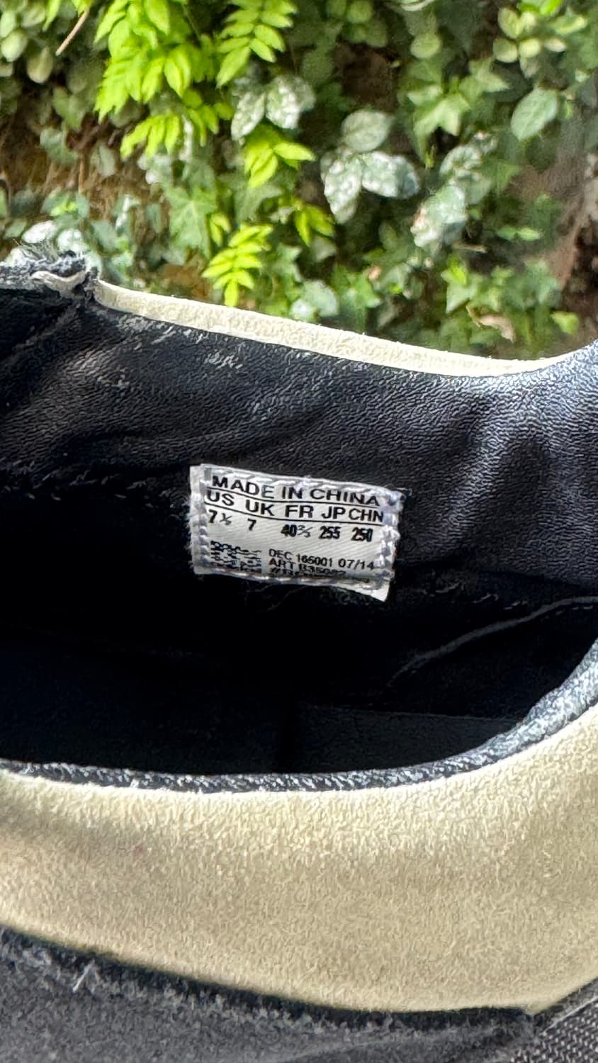 릭오웬스 14fw 테크러너 검흰 (UK7 250-255) 상품이미지4