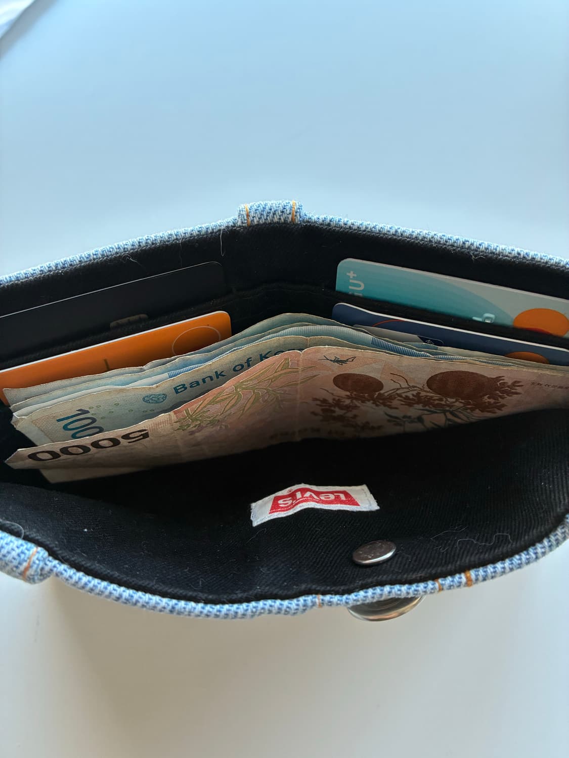 Levi's demin wallet (handmade) 상품이미지8