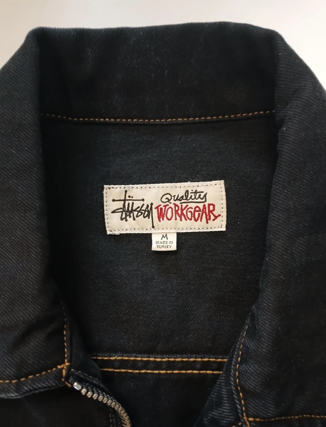 스투시 워크 자켓 블랙 M 상품이미지3