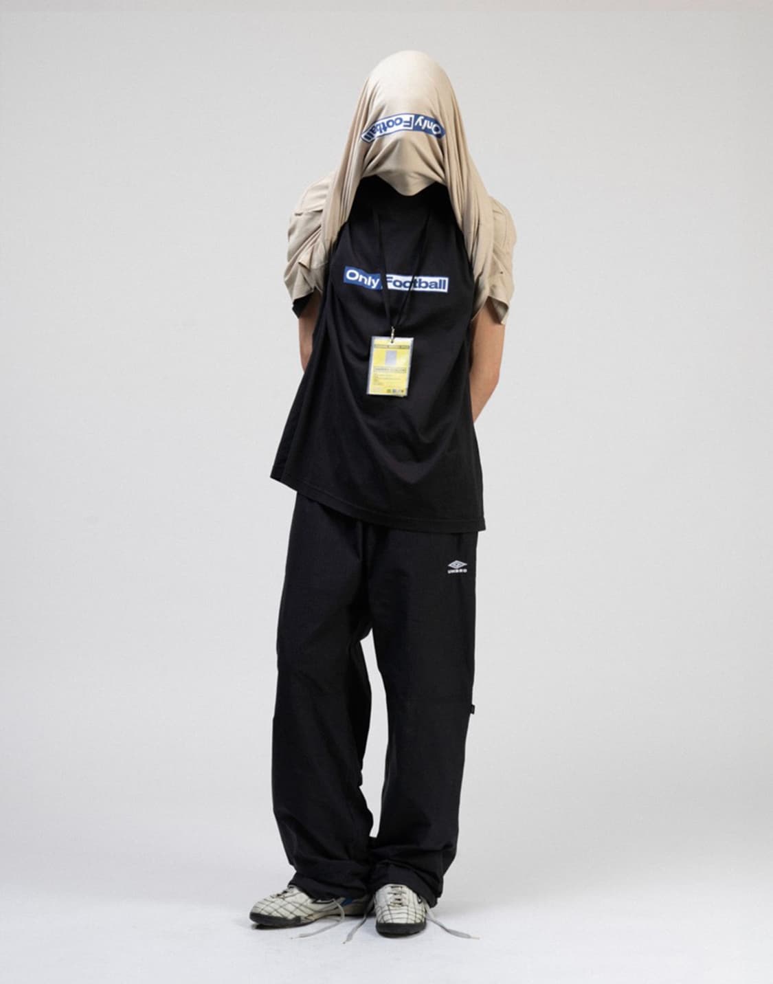 [XL] 엄브로 Only Football 티셔츠 블랙 새상품 상품이미지5