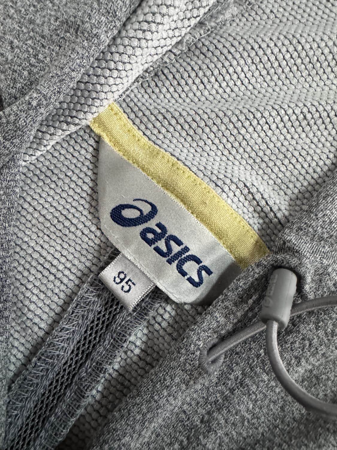 여성 아식스 기능성 져지 후드집업 M 그레이 상품이미지3