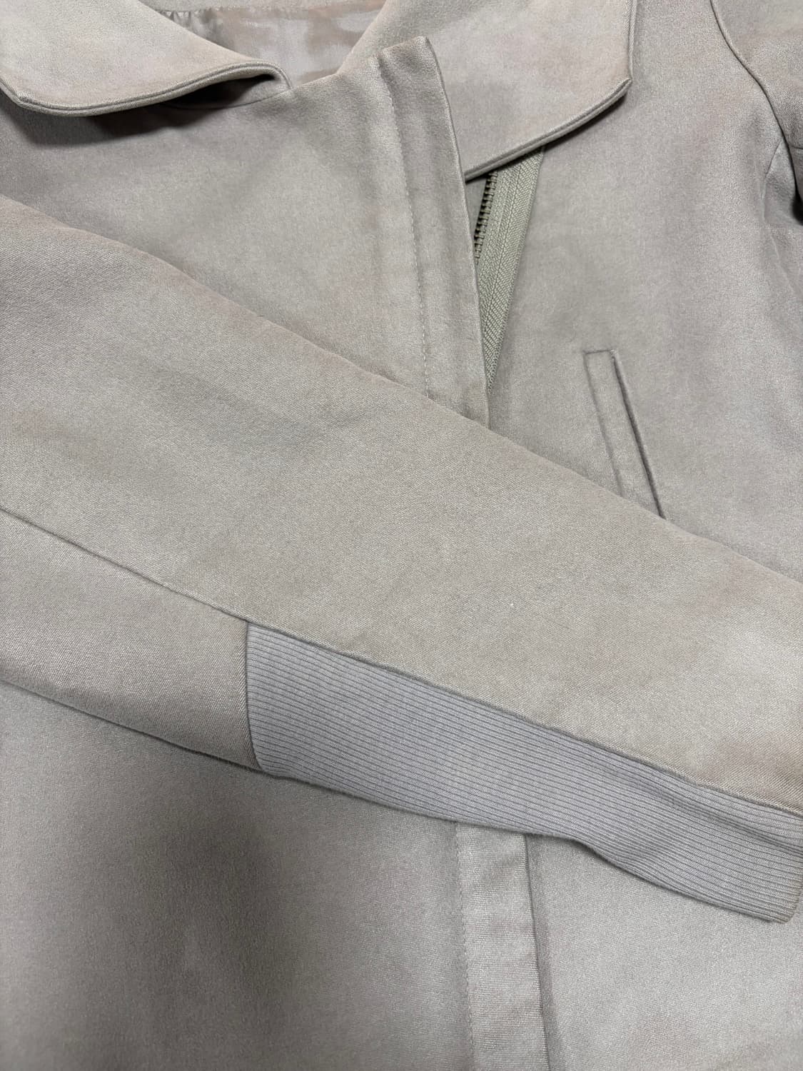 헬무트랭 베이지 바이커 자켓 상품이미지2