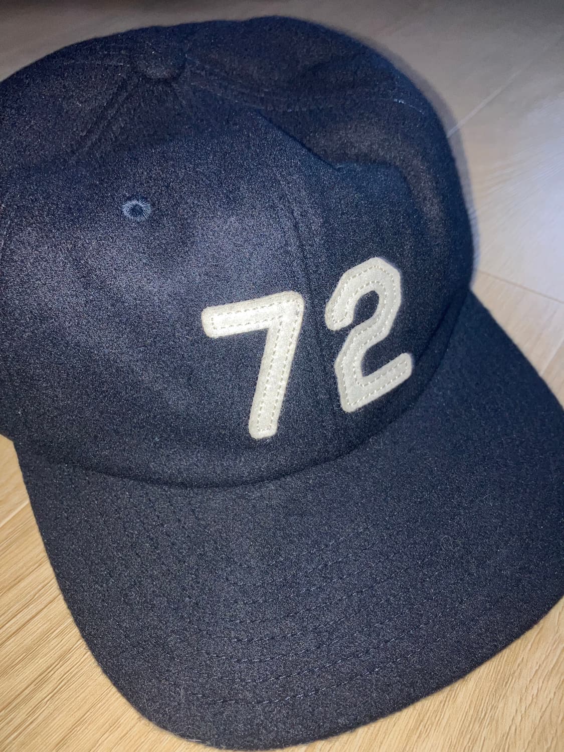 썬러브 울 볼캡 네이비 상품이미지3