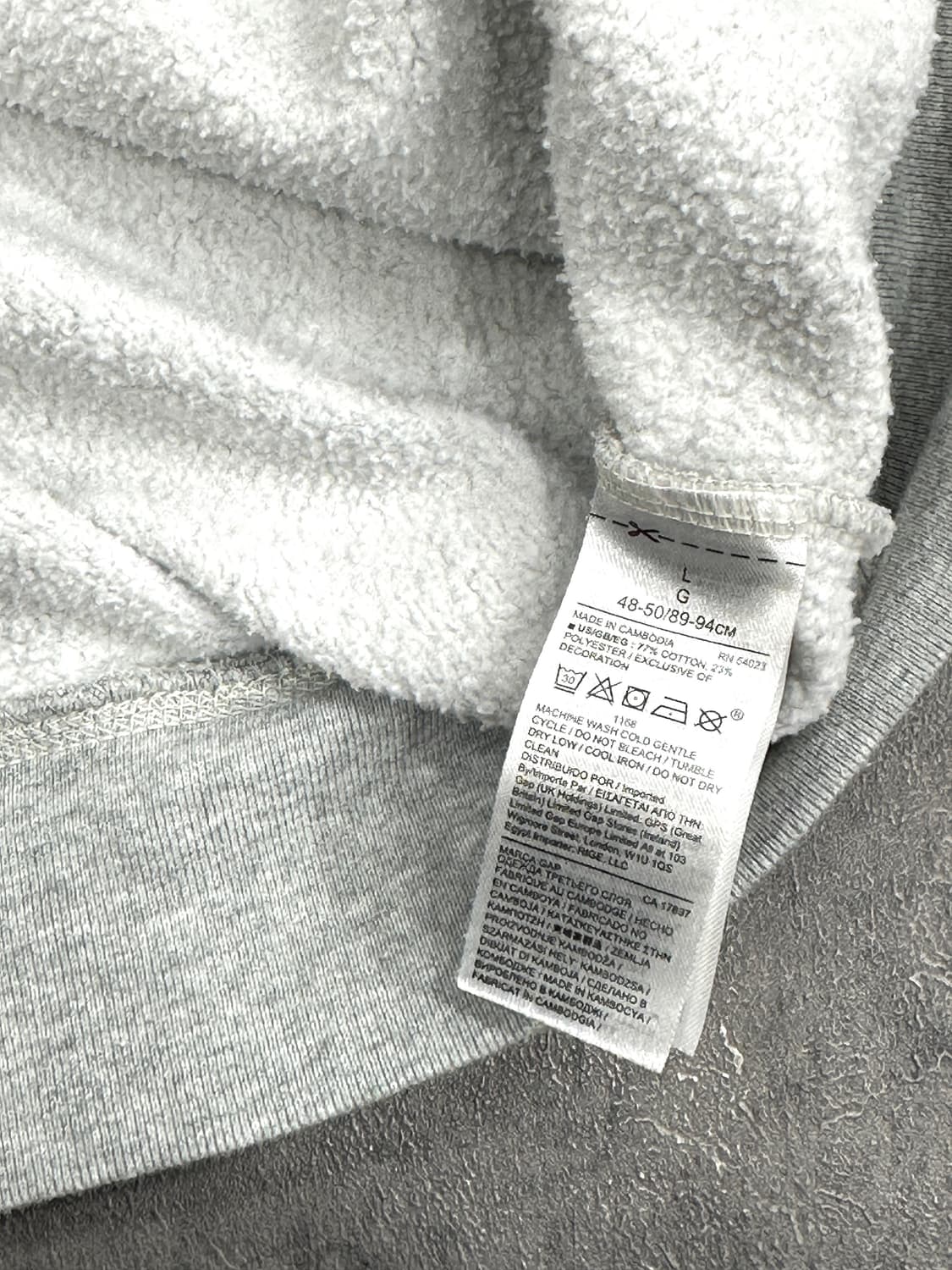 갭 후드집업 그레이 L 상품이미지6