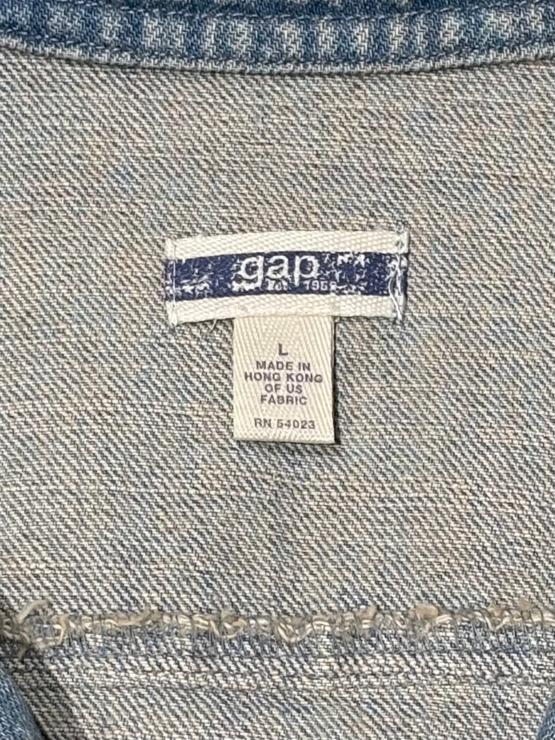 갭 논카라 라이더 데님 자켓 상품이미지7