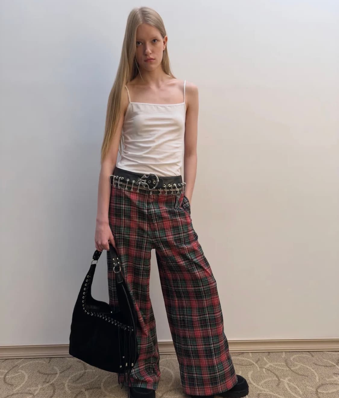 여밈 스웨이드 백 상품이미지2