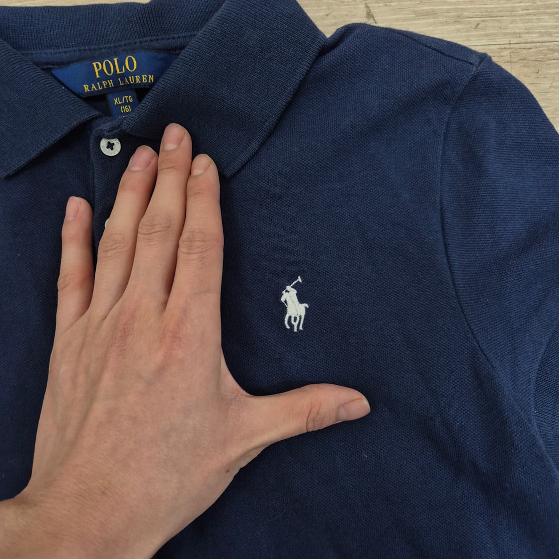 폴로 랄프로렌 스몰포니 반팔 카라 원피스 XL(16) 상품이미지4