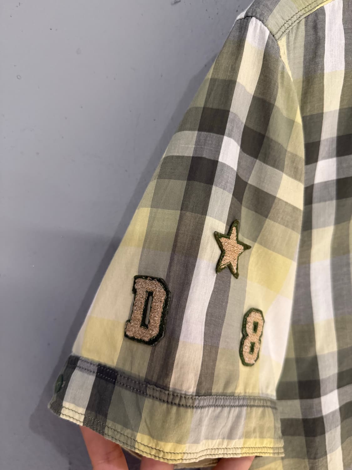 diesel check pattern shirt 상품이미지8