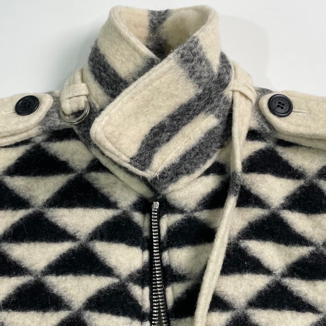 카스텔바작 나바호 크롭 울 자켓 상품이미지4