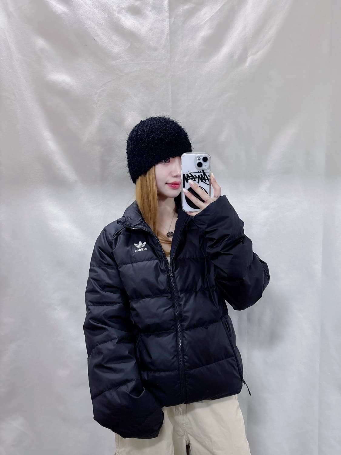 아디다스 블랙 유로파 다운 패딩  상품이미지1