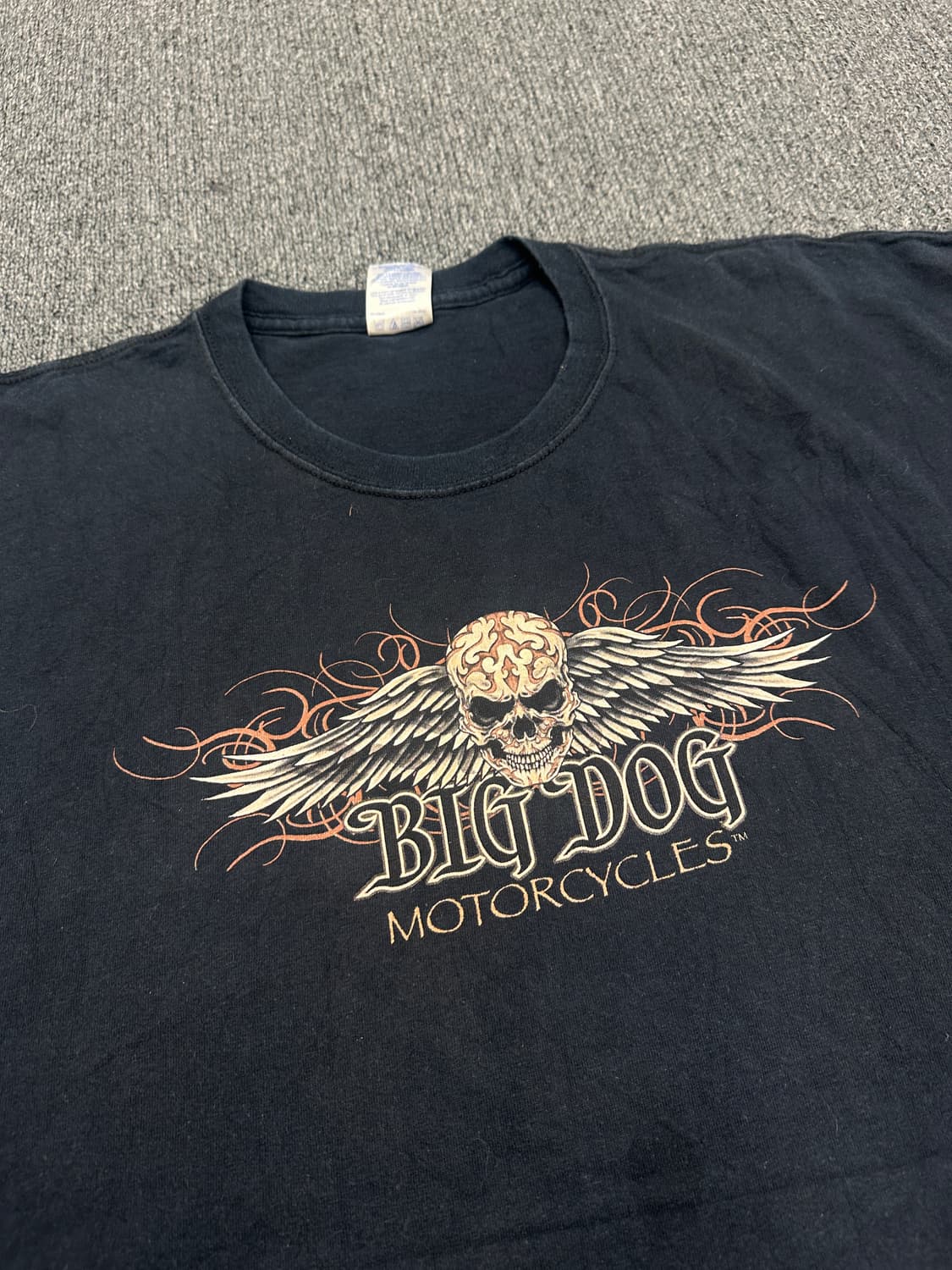 3XL) 길단 BIG DOG MOTORCYCLES 스컬 반팔티셔츠 상품이미지3