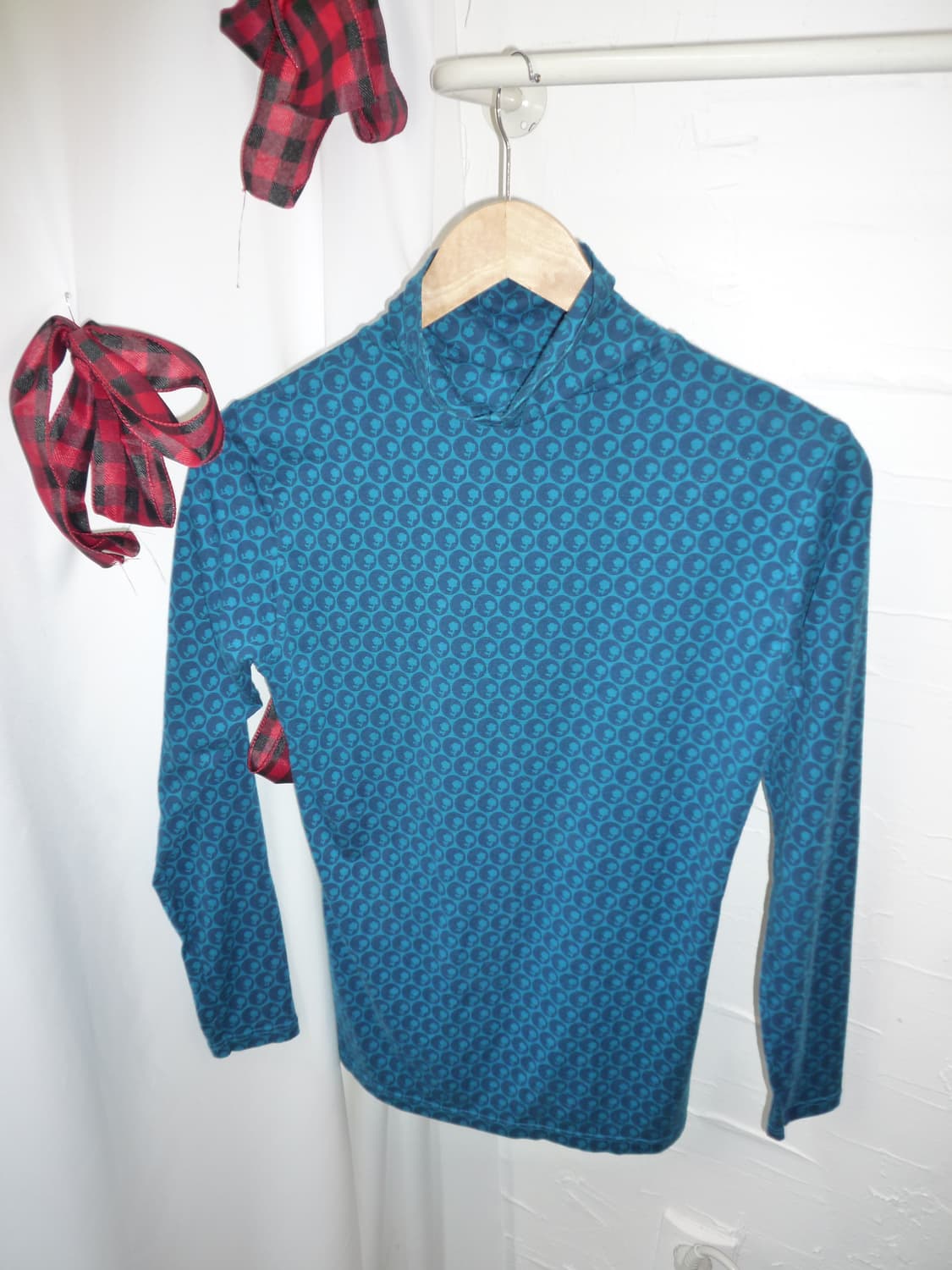 Cobalt blue flower long sleeve 상품이미지2