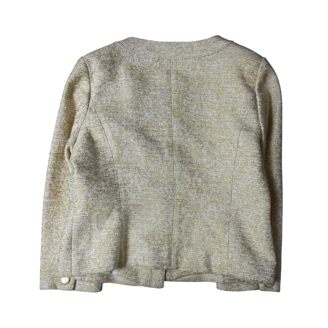 JPN 옐로우 멀티포켓 트위드 숏 자켓 M 상품이미지2