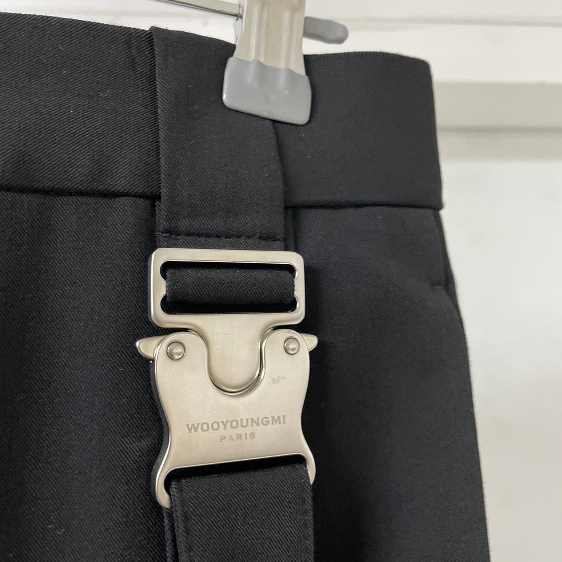 우영미 블랙 포켓 슬랙스 44(W) 상품이미지4